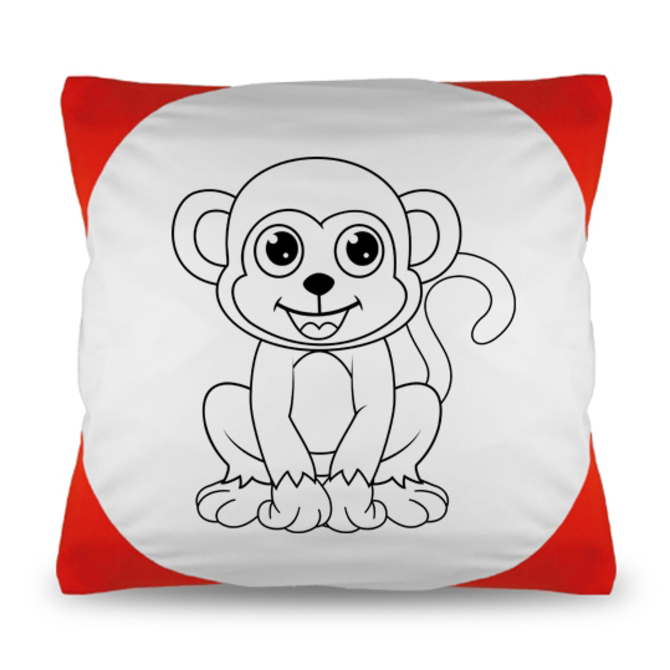 Polštářek "Vybarvi mě!"