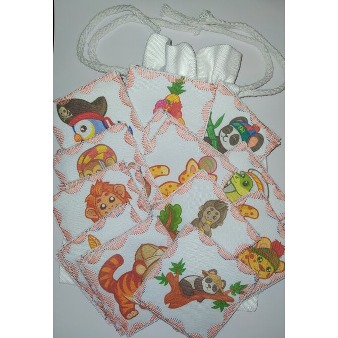 Látkové pexeso - Zvířátka 2