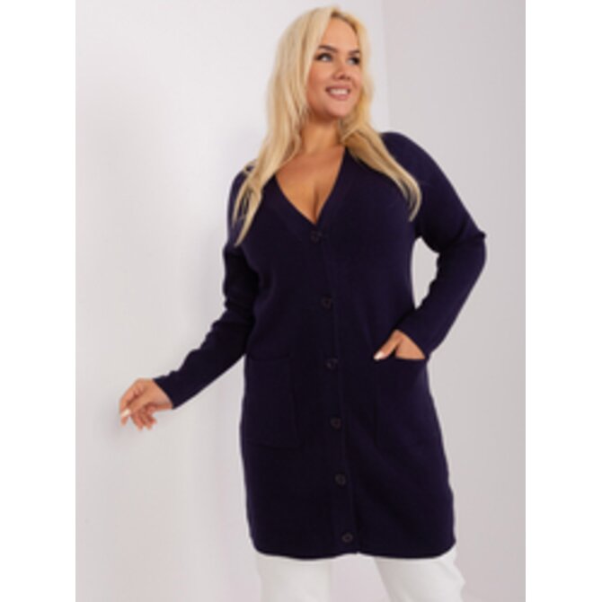 Svetr - tmavě modrý, velikost XL/XXL  tmavě modrá, XL/XXL, 50% viskóza, 28% polyester, 22% nylon