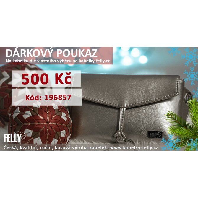 DÁRKOVÝ POUKAZ 500