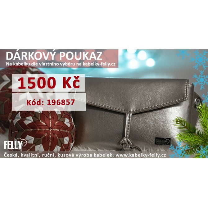 DÁRKOVÝ POUKAZ 1500