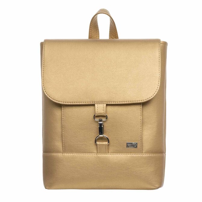 Městský Batoh KIM zlatá metalíza Metalická, Medium