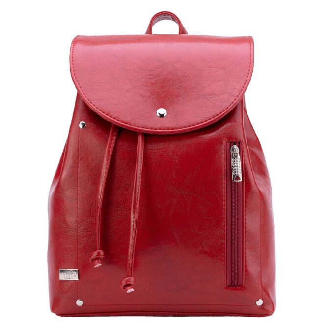 Volnočasový batoh DAG malinová lesklá Červená, Medium