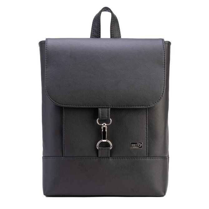 Městský Batoh KIM černý, matný Černá, Medium