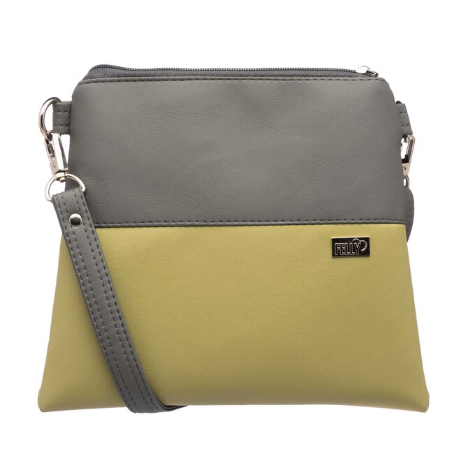 Malá crossbody  kabelka MANON - Olivová Zelená, Small