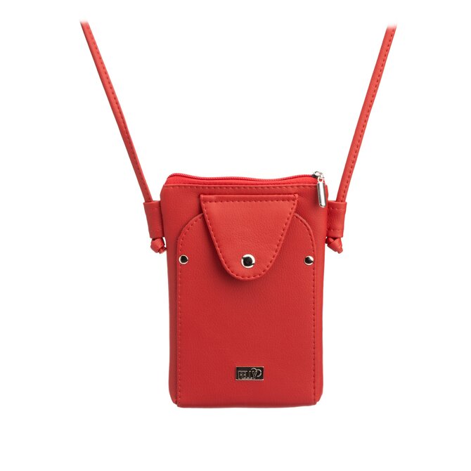 Kabelka na mobil MOLY červená Červená, Small