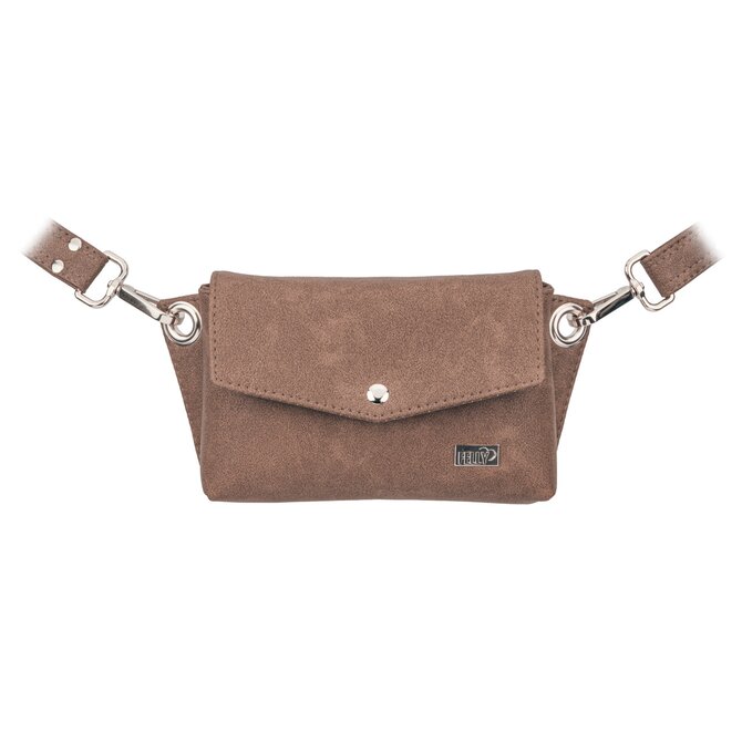 Mini kabelka EMBEE hnědá okrová Hnědá, Small
