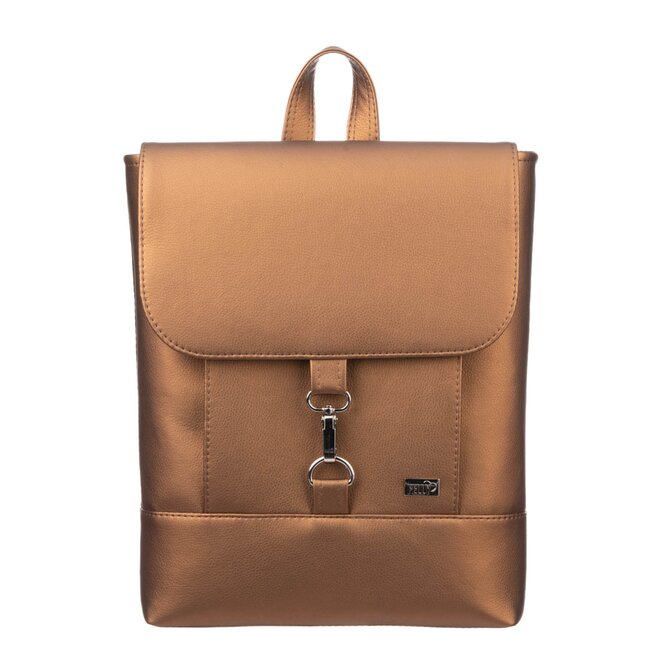 Městský Batoh KIM hnědá metalíza hnědá metalíza, Medium