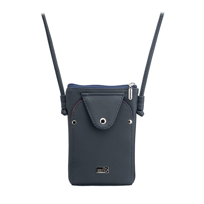 Kabelka na mobil MOLY námořní modrá Modrá, Small