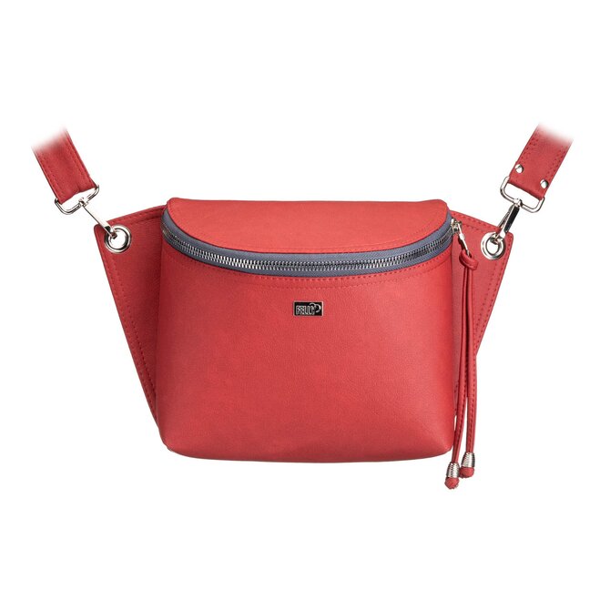 Crossbody ledvinka SALOME červená Červená, Medium
