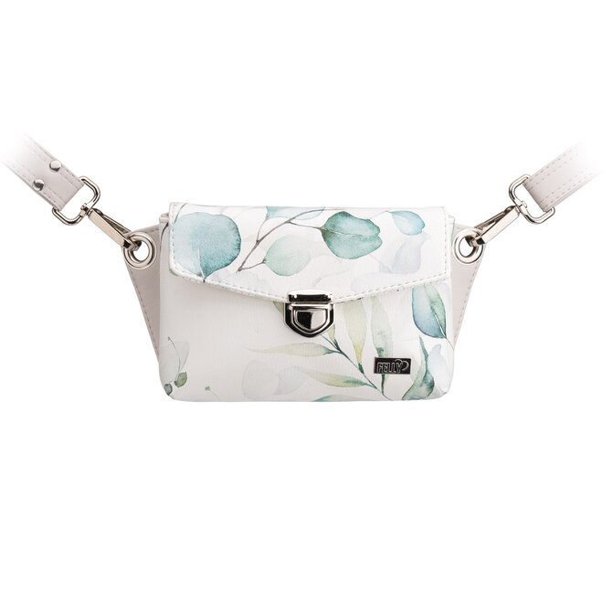 Mini kabelka EMBEE eukalypt s šedou Šedá, Small