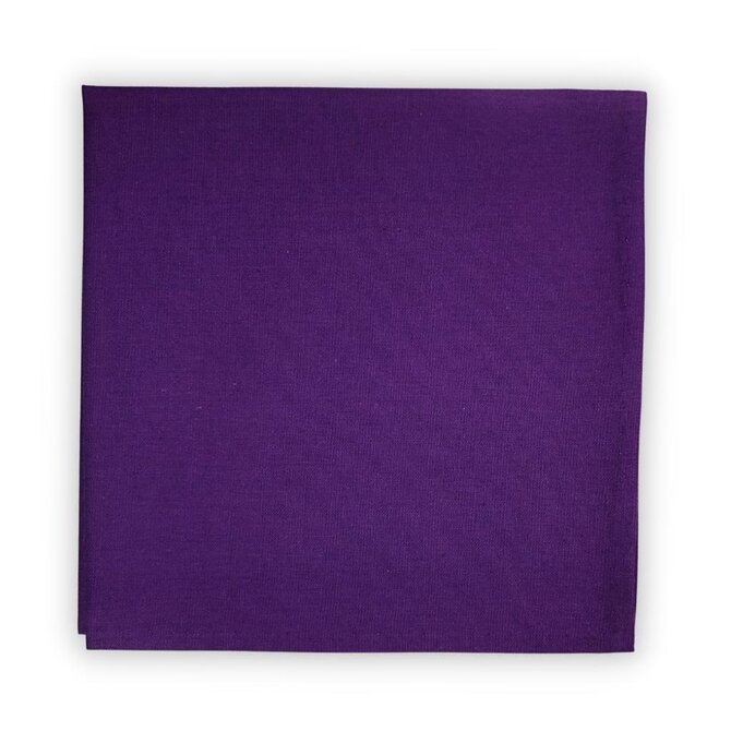 Fialový bavlněný kapesníček Premium Fialová, Bavlna