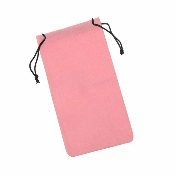 Ochranný sáček na brýle Pink Růžová, Polyester