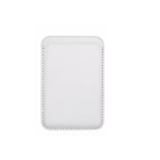 Kolem Krku Magnetické pouzdro na karty White Bílá, umělá kůže