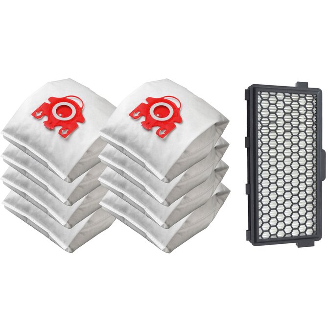 KOMA Sada příslušenství pro vysavače MIELE S4, S5, S6, S8, 8 ks sáčků, 1ks HEPA filtr