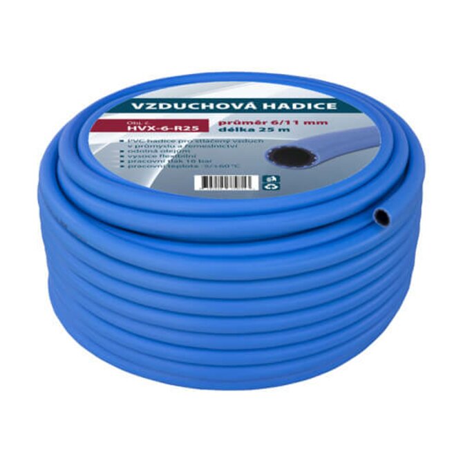Hadice pro stlačený vzduch HVX 18,5/13 mm - 16 bar Měrná jednotka: Role - 50 m