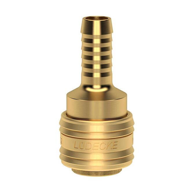 Průchozí rychlospojka s trnem na hadici 6 mm
