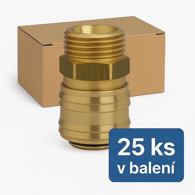 Rychlospojka ESX vnějším závit G1/4" Balení: balení 25 ks