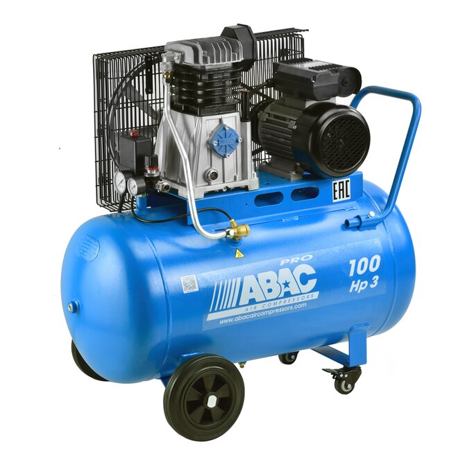 Kompresor Pro Line A39X-2,2-100CT  příkon 2,2 kW, sací výkon 393 l/min, tlak 10 bar, vzdušník 100 l, napětí 400/50 V/Hz
