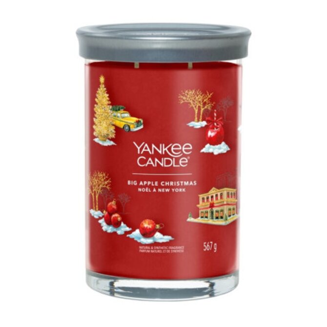 Yankee Candle Signature Big Apple Christmas Tumbler 567g Červená