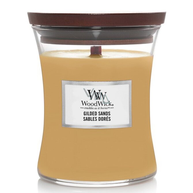 WoodWick Gilded Sands vonná svíčka 275g Zlatá