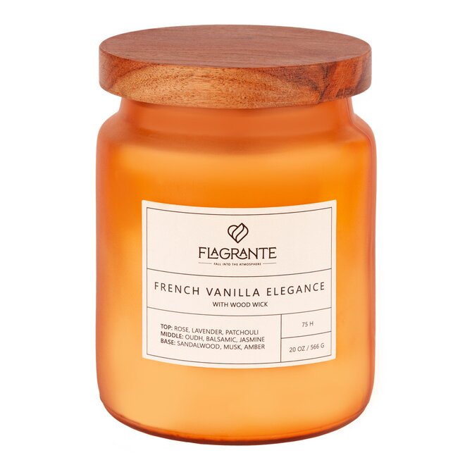 Flagrante vonná svíčka French  Vanilla Elegance 566 g