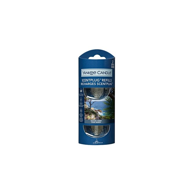 Yankee Candle náplň do elektrického difuzéru Bayside Cedar 2x18,5ml