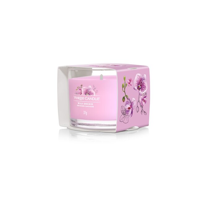 Yankee Candle votivní svíčka ve skle Wild Orchid 37g