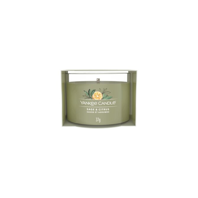 Yankee Candle votivní svíčka ve skle Sage & Citrus 37g
