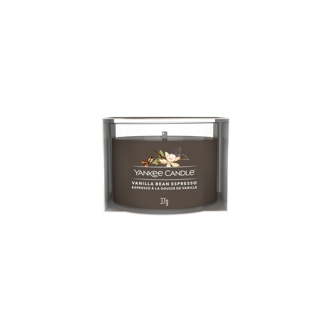Yankee Candle votivní svíčka ve skle Vanilla Bean Espresso 37g
