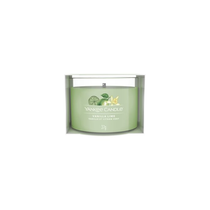 Yankee Candle votivní svíčka ve skle Vanilla Lime 37g