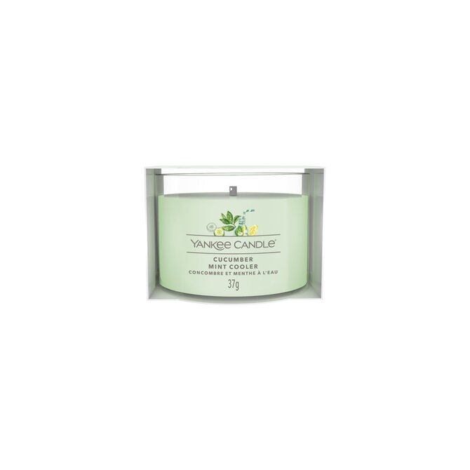 Yankee Candle votivní svíčka ve skle Cucumber Mint Cooler 37g