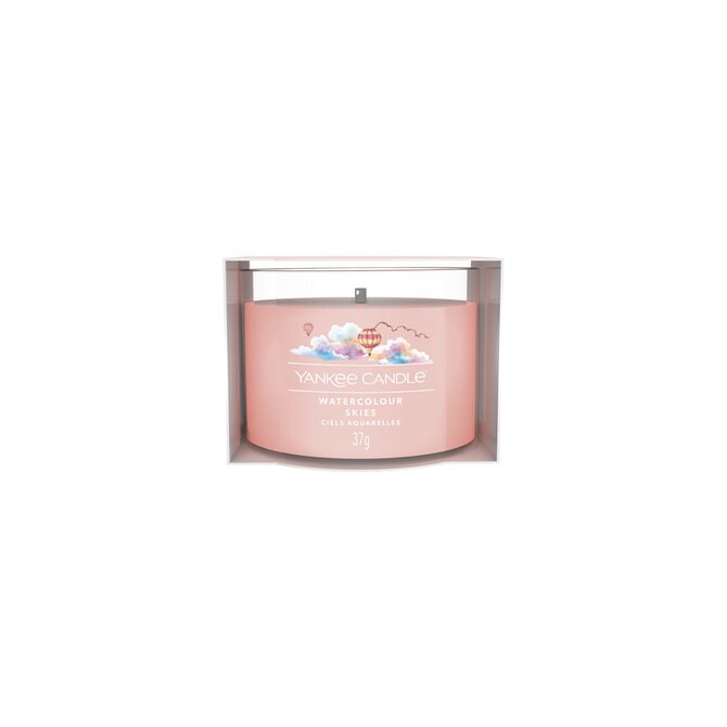 Yankee Candle votivní svíčka ve skle Watercolour Skies 37g