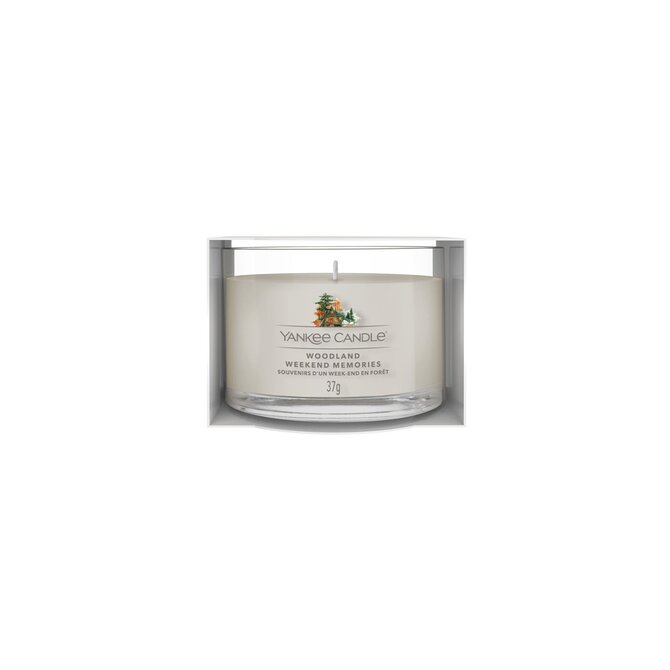 Yankee Candle votivní svíčka ve skle Woodland Weekend Memories 3x37g
