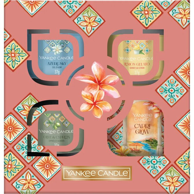 Yankee Candle Jarní dárková sada (3× 37 g, 1× 122 g)