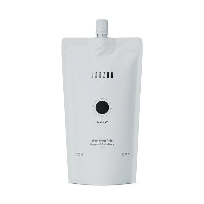 JANZEN Mýdlo - Náhradní náplň Black 500ml