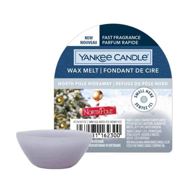Yankee Candle vonný vosk North Pole Hideaway 22g Modrá
