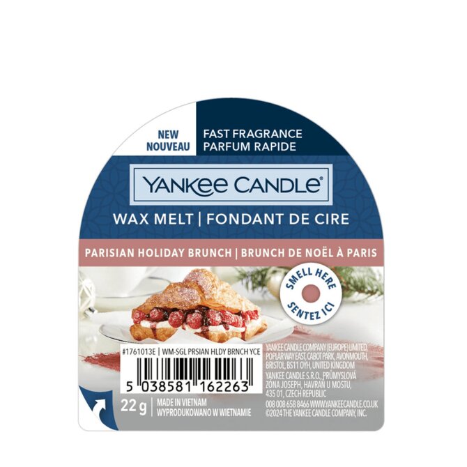 Yankee Candle vonný vosk Parisian Holiday Brunch 22g Růžová