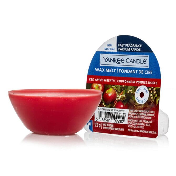 Yankee Candle vonný vosk Red Apple Wreath 22g Červená