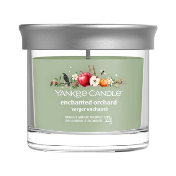 Woodwick Yankee Candle vonná svíčka Signature Enchanted Orchard 122 g