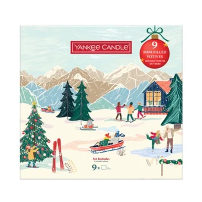 Yankee Candle Vánoční Set 2025 9× 37 g