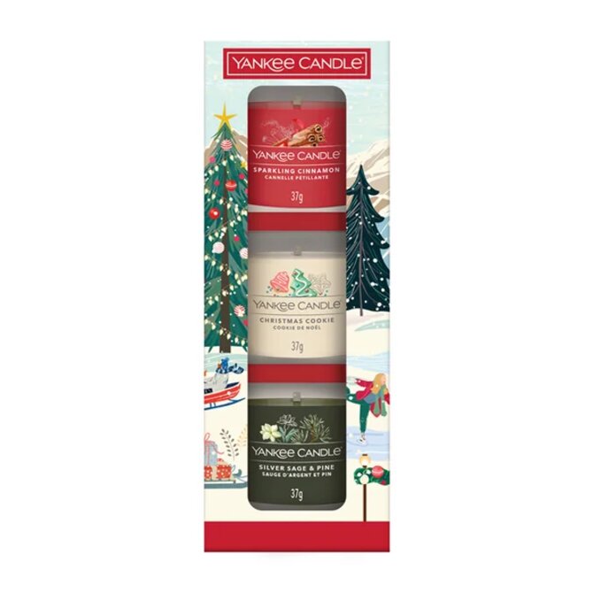 Yankee Candle Vánoční Set 2025 I, 3× 37 g