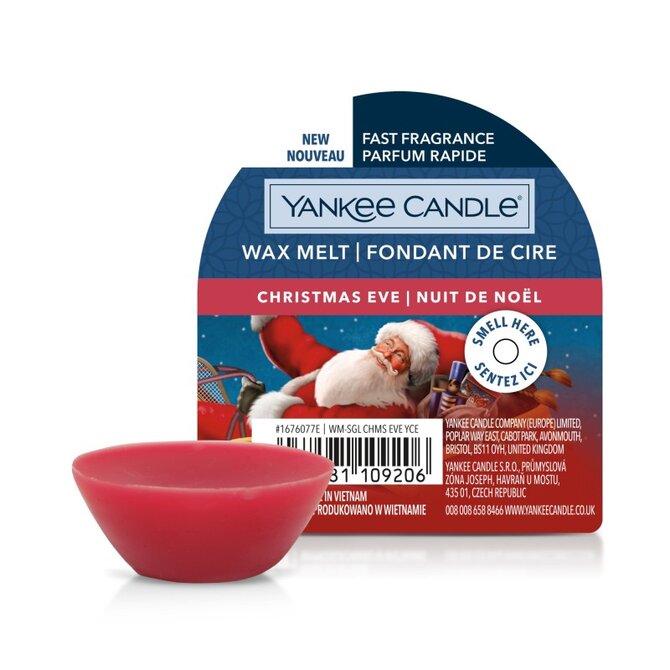 Yankee Candle vonný vosk Christmas Eve 22g Červená
