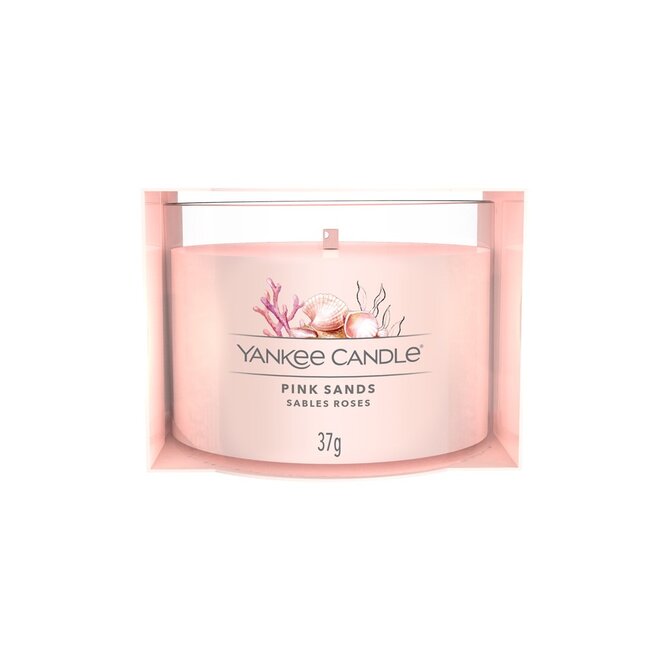Yankee Candle votivní svíčka ve skle Pink Sands 37g