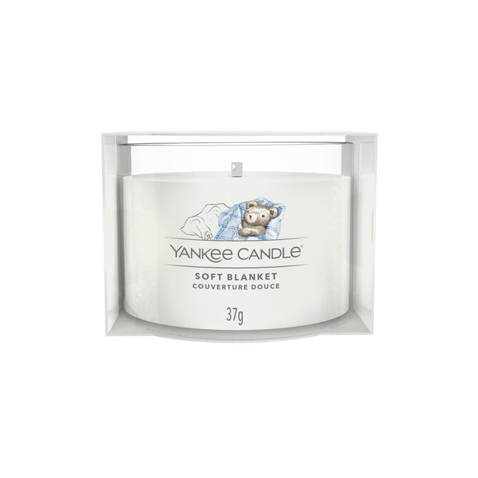 Yankee Candle votivní svíčka ve skle Soft Blanket 37g