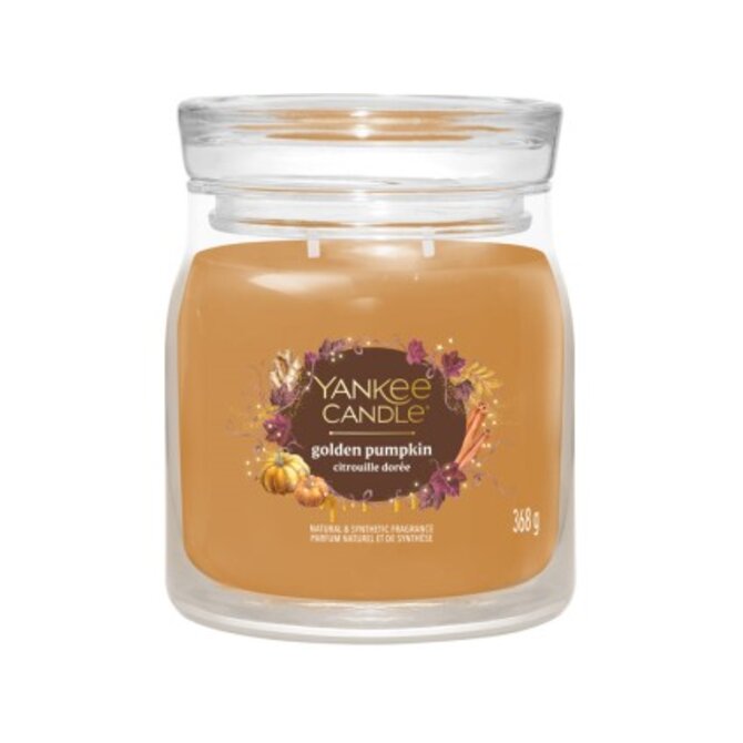 Yankee Candle vonná svíčka Signature Golden Pumpkin 368 g