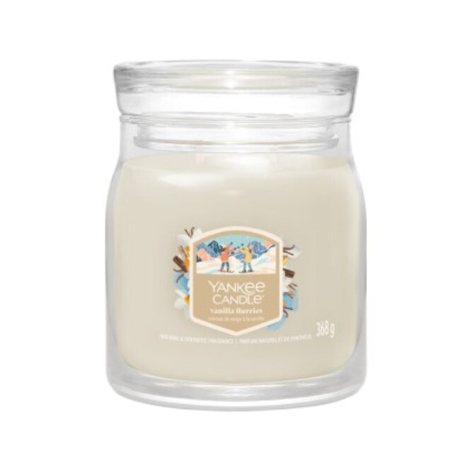 Yankee Candle vonná svíčka Signature Vanilla Flurries 368 g