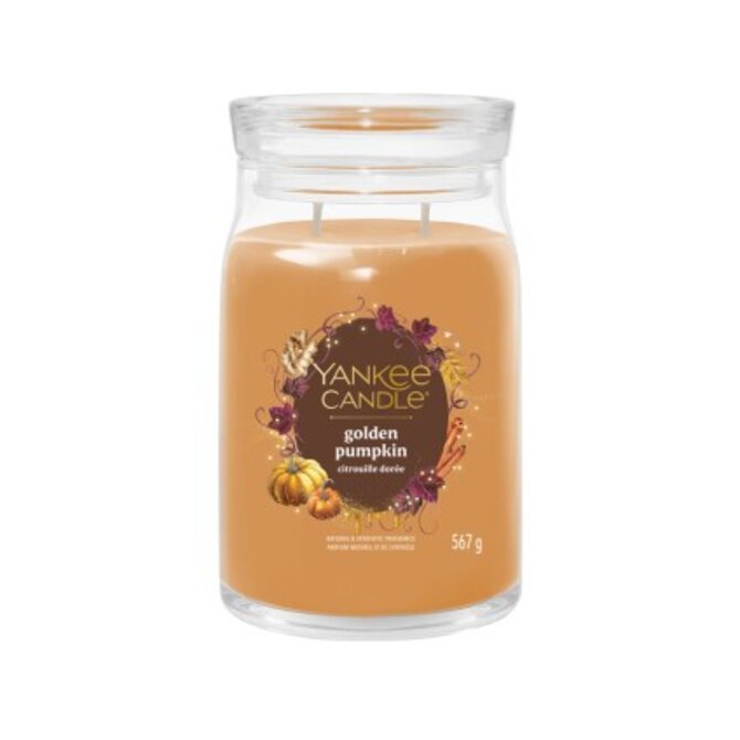 Yankee Candle vonná svíčka Signature Golden Pumpkin 567 g
