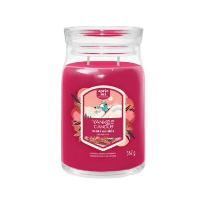Yankee Candle vonná svíčka Signature Santa On Skis 567 g