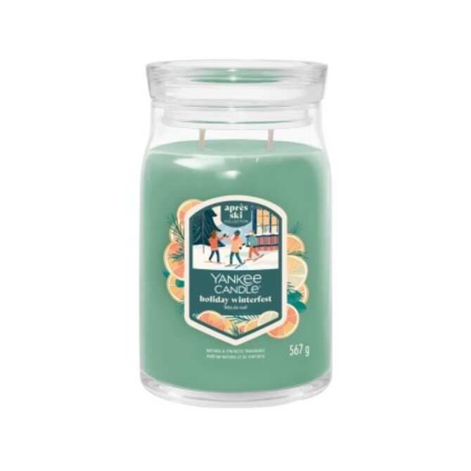 Yankee Candle vonná svíčka Signature Holiday Winterfest 567 g